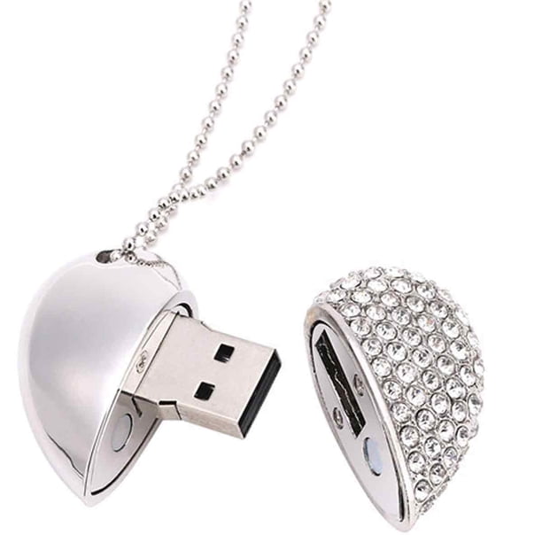 Memoria USB creativa en forma de corazón de 64 GB