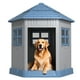 thumbnail image 1 of Caseta para perros DRATO para interiores y exteriores, duradera para perros grandes, color azul, 1 of 3