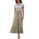 thumbnail image 2 of INSPIRE CHIC Faldas Maxi de Verano para Mujeres 2026 Estampado Floral Bohemio Elástico de Cintura Alta Línea A Falda de Playa M Beige, 2 of 6