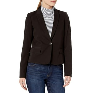 Chaqueta Profesional Blazer Tommy Hilfiger Para Mujer, Talla 8, Negra