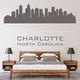 thumbnail image 2 of Decomural Charlotte North Carolina City Skyline WS-15416, 2 of 2