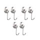 thumbnail image 1 of Gancho magnético de almacenamiento BeyondNice de 15 kg, pack de 6, color plata, 1 of 9