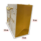 thumbnail image 2 of Pack 12 Bolsas De Regalo 18 cm x 23 cm Blancas Con Dorado Navidad 2025, 2 of 3