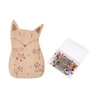 Bothyi - Kit De Alfileres Con Recordatorio De Agujas, Alfileres De Costura Portátiles De Dibujos Animados, Regalos De Zorro