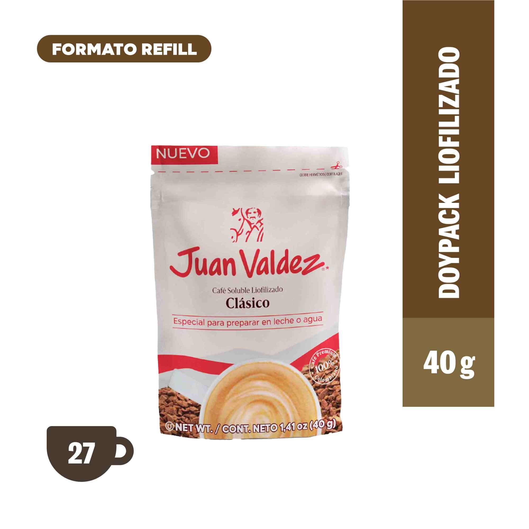 Café Liofilizado Doypack 40 g Juan Valdez