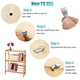thumbnail image 4 of Soportes para estantes Cerpourt de 100 piezas, 5 mm, niquelados, 4 of 7