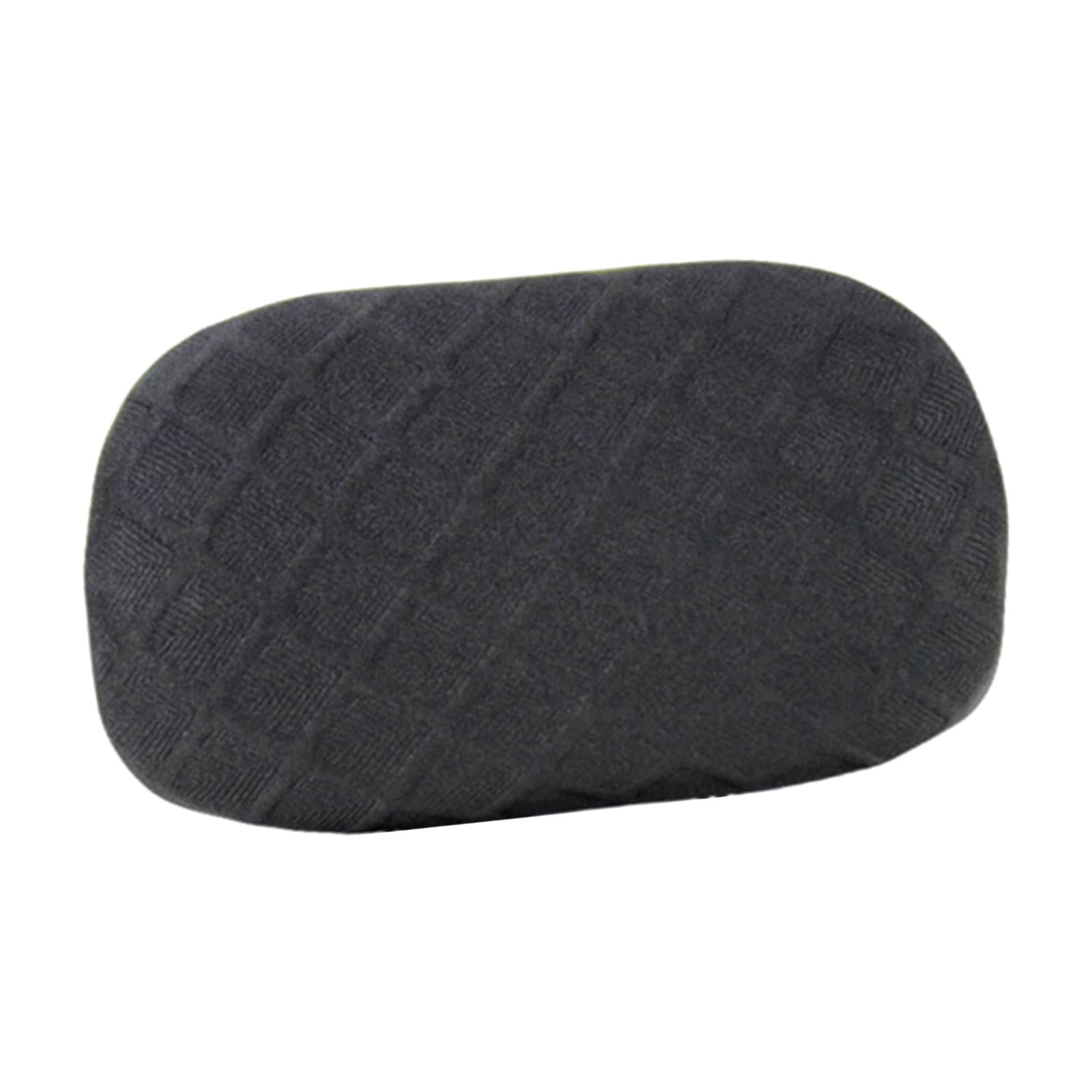 Magideal - Fundas De Almohada Para La Cabeza De La Silla De Oficina Funda De Cojín Para La Cabeza De La Silla De Computadora Con Borde Elástico Funda De Almohada Negro