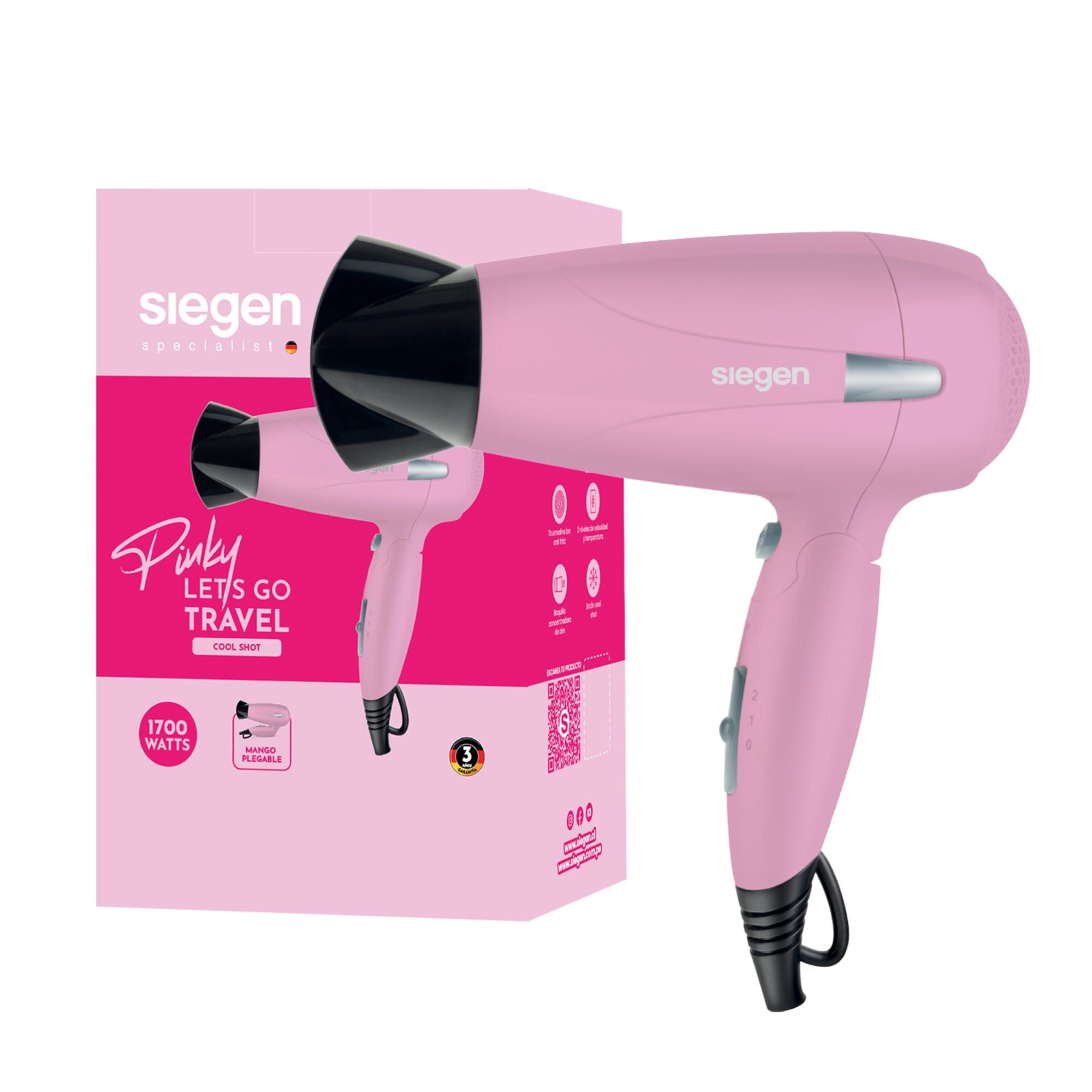 Secador De Pelo Siegen Sg-3012P Rosado