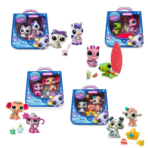 Juego De Pares De Mascotas Toy Figure Littlest Pet Shop, Serie 4