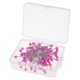 thumbnail image 5 of 100pcs pernos de cabeza perlados multicolor para diy componentes de la joyería rosa, 5 of 5