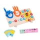 thumbnail image 2 of Juguetes de matemáticas para contar con los dedos, bloques de conteo, bonito reloj de madera para enseñar, juego educativo para cumpleaños de niños de, 2 of 5