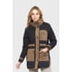thumbnail image 1 of Chaqueta Wooded Negro Mujer Falcone, 1 of 3