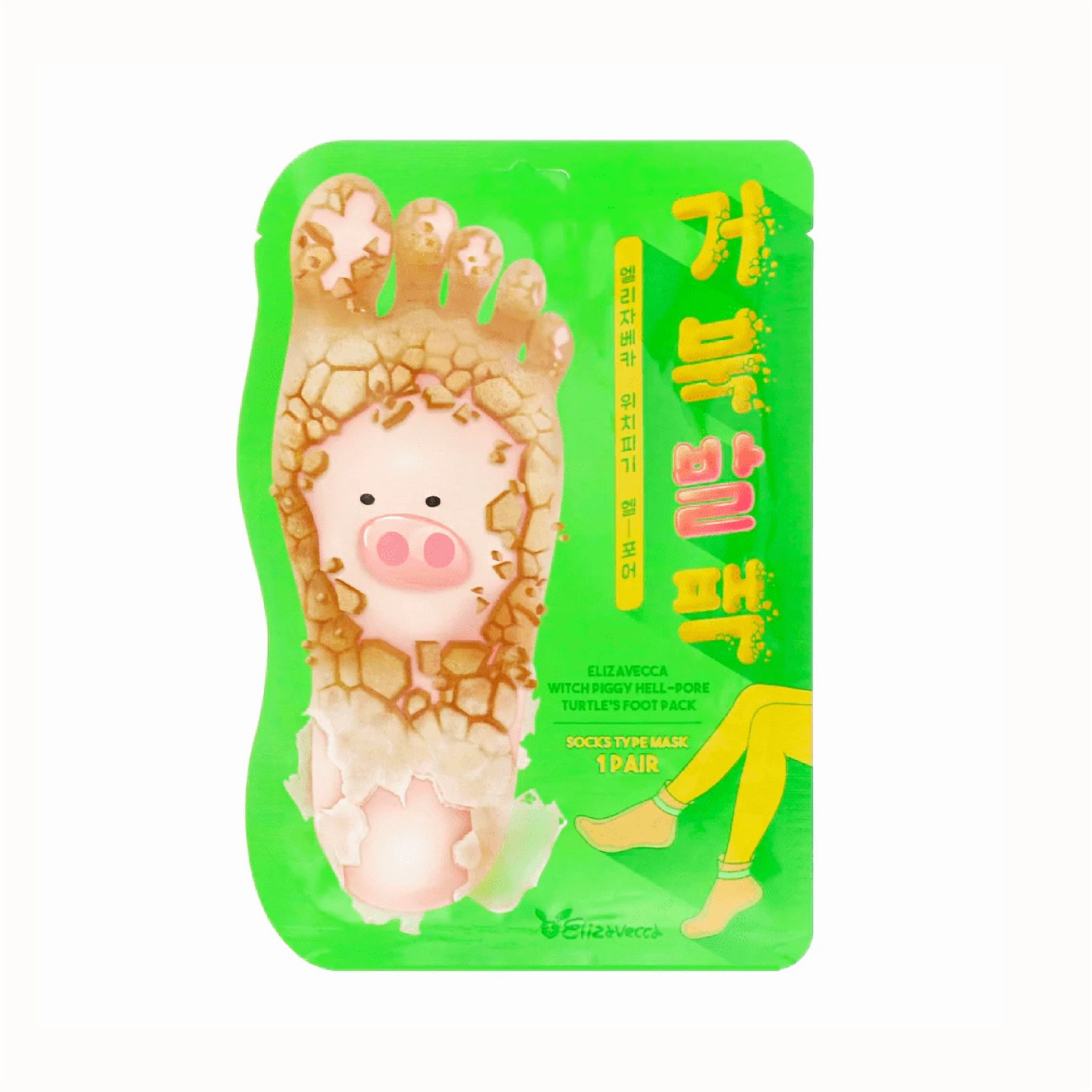 Elizavecca - Mascarilla Exfoliante Coreana Para Pies Remueve Durezas Y Suaviza 40G