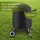 thumbnail image 5 of Funda de parrilla Slan Arrow para parrilla redonda Weber (66 cm), 5 of 8