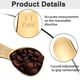 thumbnail image 3 of Paquete de 3 cucharas medidoras de acero inoxidable para café, té, café molido y granos enteros (15 ml), 3 of 5