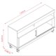 thumbnail image 3 of Rack Artur 50 Titanio Carvalho, 3 of 4