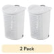 thumbnail image 1 of Canasto Ropa Sterilite Ultra Con Ruedas 2 Pack Plastico 2 Bushel, 1 of 3