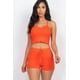 thumbnail image 1 of Conjunto Capella Apparel Top Corto Con Textura Y Shorts, 1 of 10