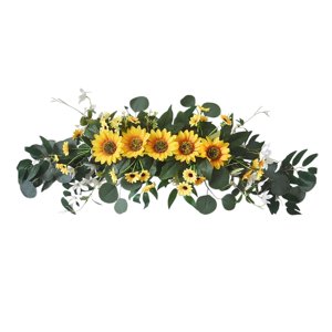 Magideal - Arco De Boda Flor De Flores Artificiales Decoración Decorativa Decoración De Telón De Fondo Decoración De Telón De Fondo De Bienvenida Para Fiesta En