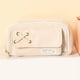 thumbnail image 1 of 1pc Simple Three-layer Large Capacity Pencil Bag Student School Supplies Storage Bag Large Opening Soft Cloth Pencil Case With Mesh Bag Boys Girls Cute Stationery Bag Prize Gifts, 1 of 5