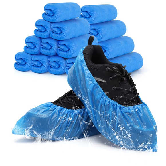 Cubrezapatos desechables Buself antideslizantes e impermeables, 100 pares