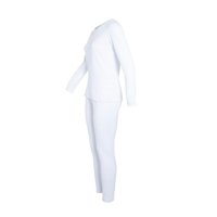 Jayson - Primera Capa Mix Polera Y Pantalon Mujer Cv Blanco Xs