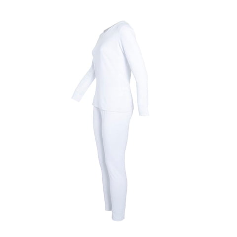 Jayson - Primera Capa Mix Polera Y Pantalon Mujer Cv Blanco Xs