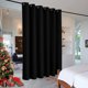 thumbnail image 1 of Panel de pared con separador de espacios RYB HOME, oscurecedor de habitaciones, 3 x 2,7 m, negro, 1 of 9