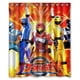 thumbnail image 1 of Cortina de ducha de los Power Rangers, juego de cortina de baño con ganchos, tamaño 60 x 72 pulgadas, 1 of 3