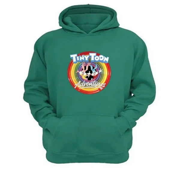 Polerón Canguro Dibujos Animados Tiny Toons Verde Aguamarina Talla Xs Unisex