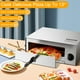 thumbnail image 2 of Horno eléctrico para pizza COSTWAY de acero inoxidable con cierre automático, 2 of 3