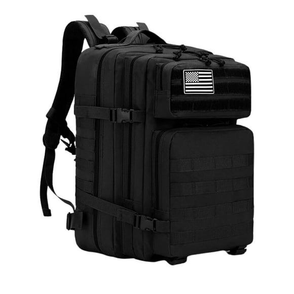 Mochila Tactica Negra Impermeable de 45 Litros