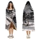 thumbnail image 3 of Harley Davidson Manta Capa con Capucha Anti-Bolitas, Manta de Lana Ártica Suave, Manta Portátil de Felpa Ligera y Lujosa, Poncho para Siesta en Casa y Oficina, 100*130cm, 3 of 6