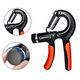 thumbnail image 1 of Hand Grip ejercitador de manos ajustable 5 - 60 Kg Negro Naranja, 1 of 2
