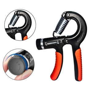 Linea Sport - Hand Grip Ejercitador De Manos Ajustable 5 - 60 Kg Negro Naranja