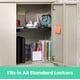 thumbnail image 3 of Estantería LockerMate Adjust-A-Shelf extensible, paquete de 2 unidades, negra, 3 of 5