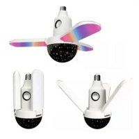 Genérico - Ampolleta Rgb Parlante 3 Aspas Con Bluetooth Y Esfera