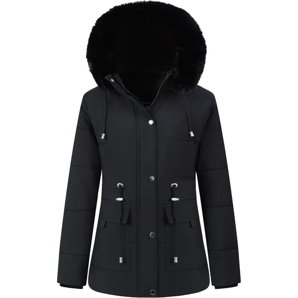Chaqueta de Invierno Acolchada con Forro Polar para Mujer MOERDENG