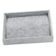 thumbnail image 3 of Caja De Bandeja De Exhibición De Joyería Apilable De Terciopelo Gris Para La Bandeja Del Collar De Joyería, 3 of 3