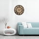 thumbnail image 3 of Reloj Pared Rústico Madera Ratán Números Romanos Jhn, 3 of 3