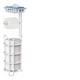 thumbnail image 1 of Soporte De Papel Higiénico Confort Pedestal Organizador Baño Con Base Blanco, 1 of 2
