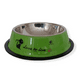 thumbnail image 1 of Plato Tazón Comida Agua Acero Inox Mascota Perro Verde, 1 of 1
