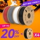 thumbnail image 2 of Filamento para impresora 3D Creality Hyper PLA, 1,75 mm, 1 kg, paquete de 4, 2 of 9