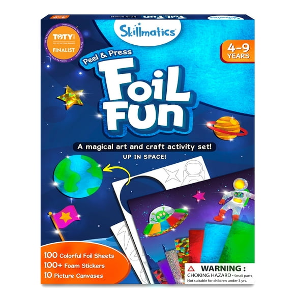 Actividad de Arte y Manualidades Skillmatics Foil Fun Space 4 a 9 Años