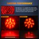 thumbnail image 4 of Luces traseras para remolque Nilight TL-18, 4 cm, redondas, LED rojas, x2, 4 of 9