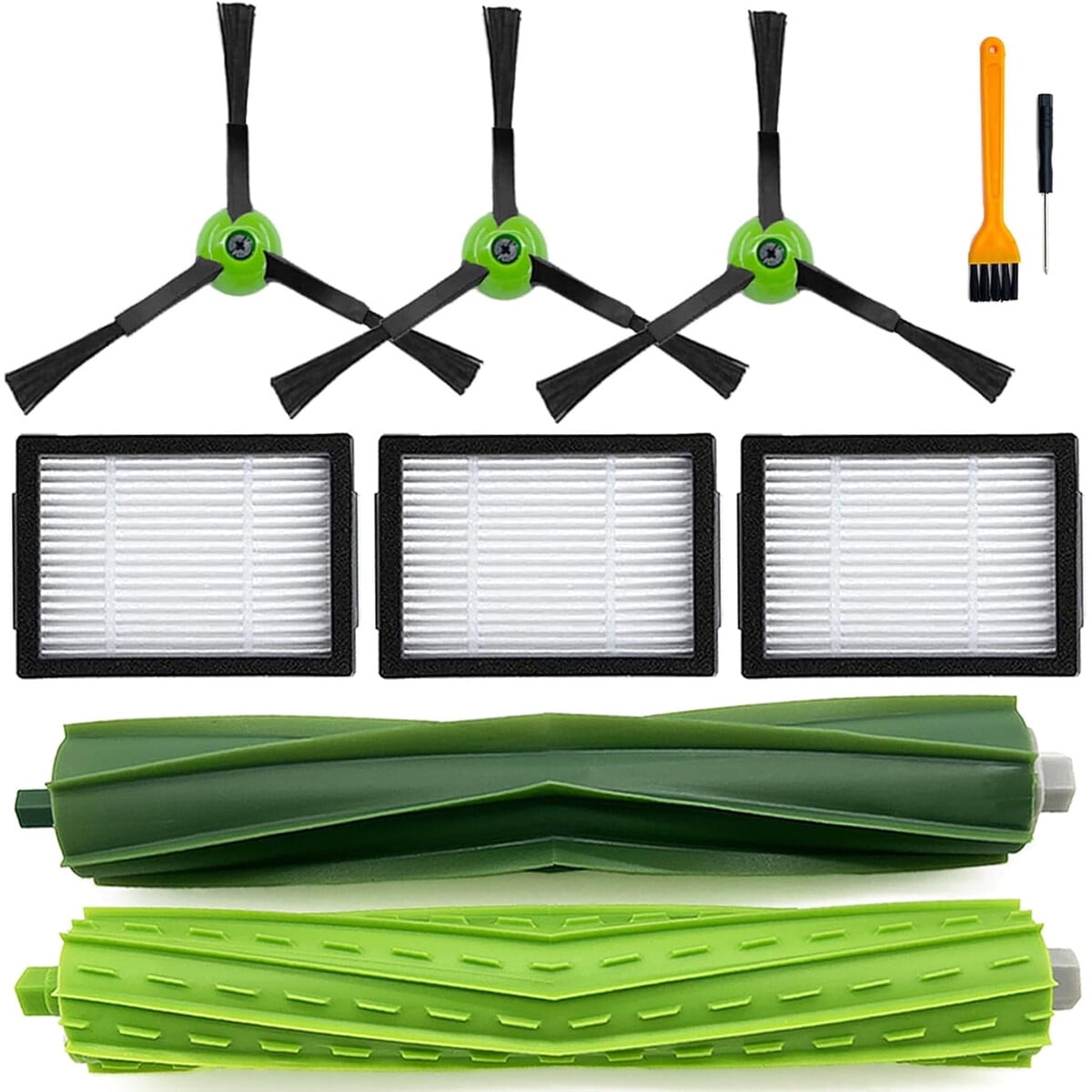 Irobot Compatible - Kit Repuestos Irobot Roomba I3 I7 E5 E6 J7 Cepillos Filtros