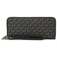 Billetera Michael Kors Negro/Plateado Talla Única