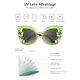 thumbnail image 4 of Gafas de sol Slocyclub Halloween Jeweled Butterfly UV400 para mujer, 4 of 7