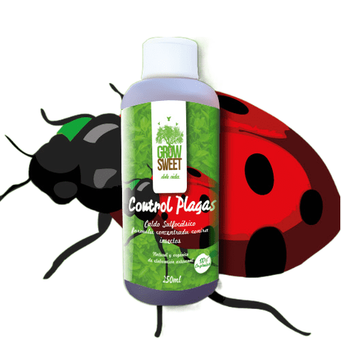 Grow Sweet - Controlador De Plagas Natural 60 Ml Para Jardín Y Cultivos