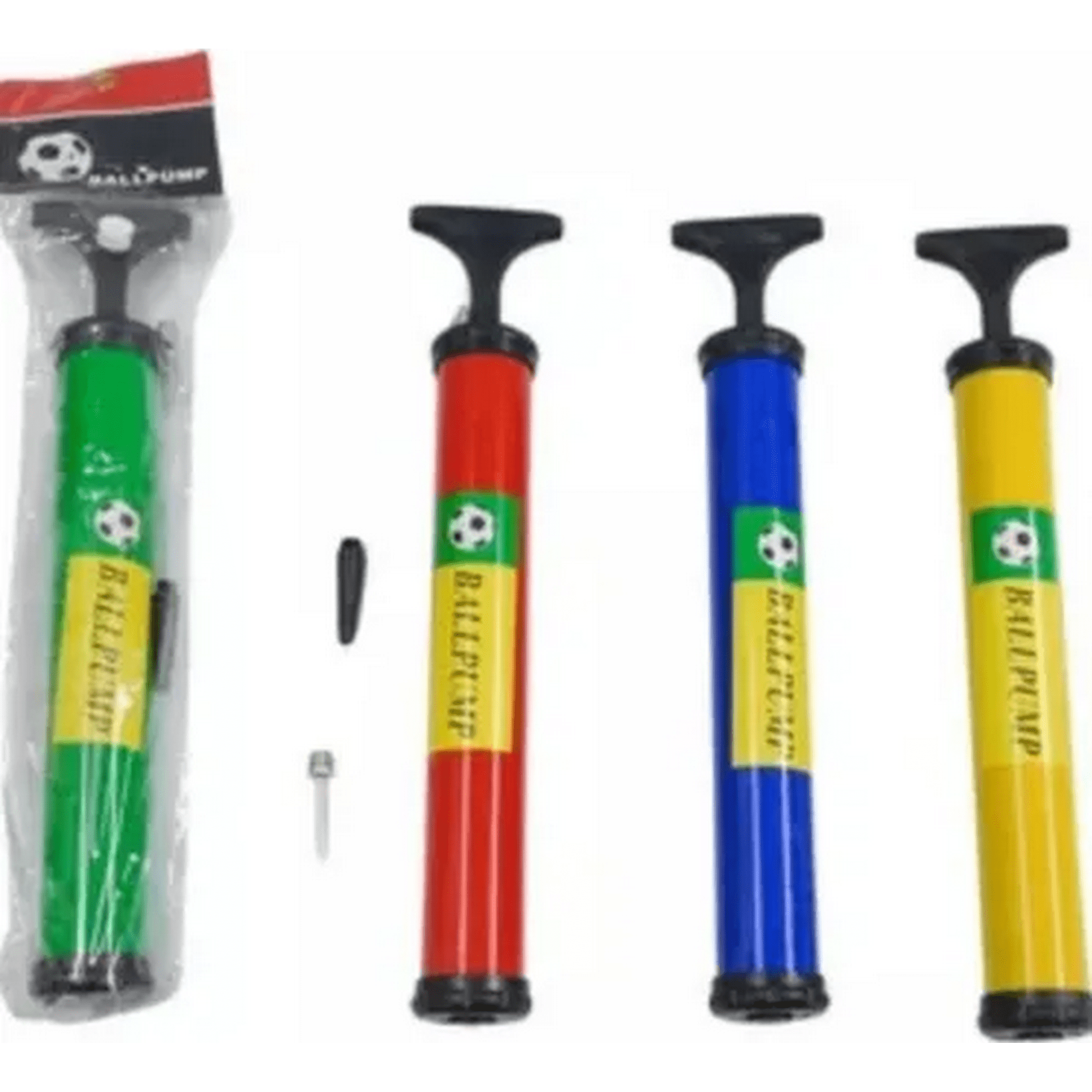Genérico - Bombin Inflador Manual Para Bicicletas Y Pelotas Etc Color Rojo/amarillo/verde/azul